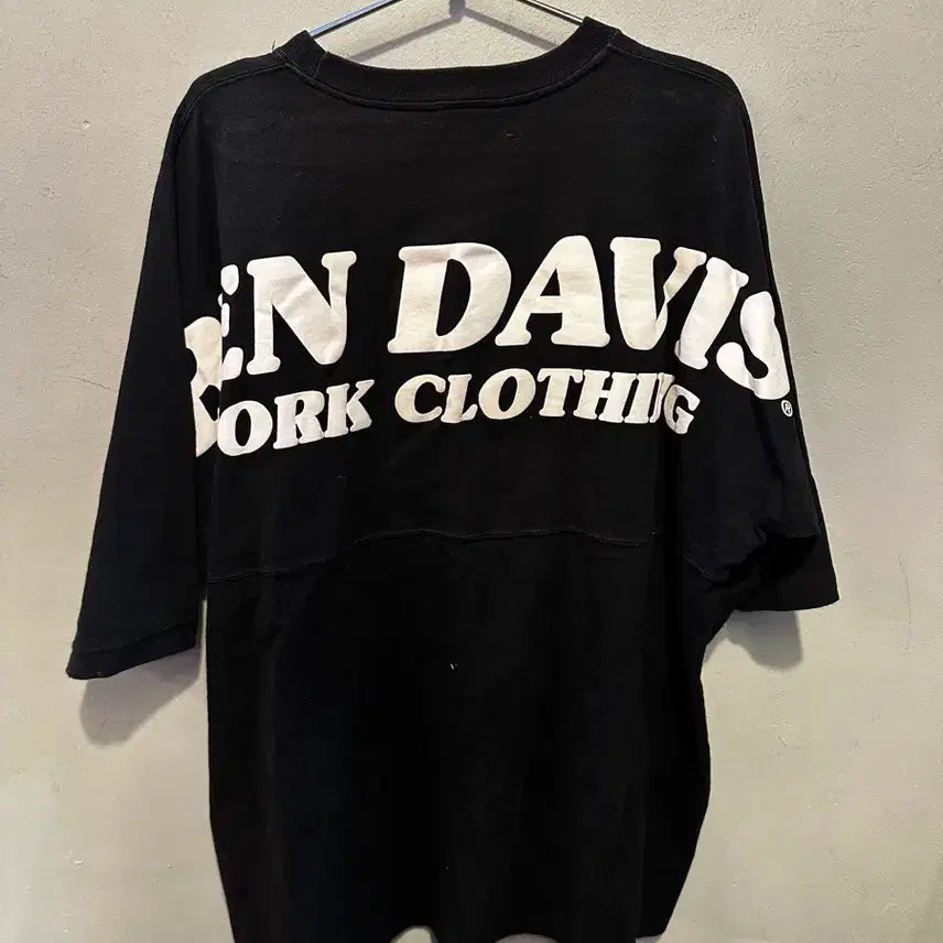 [BUNJANG] Ben Davis Black T-Shirt / 벤 데이비스 검정 반팔 정품 티셔츠