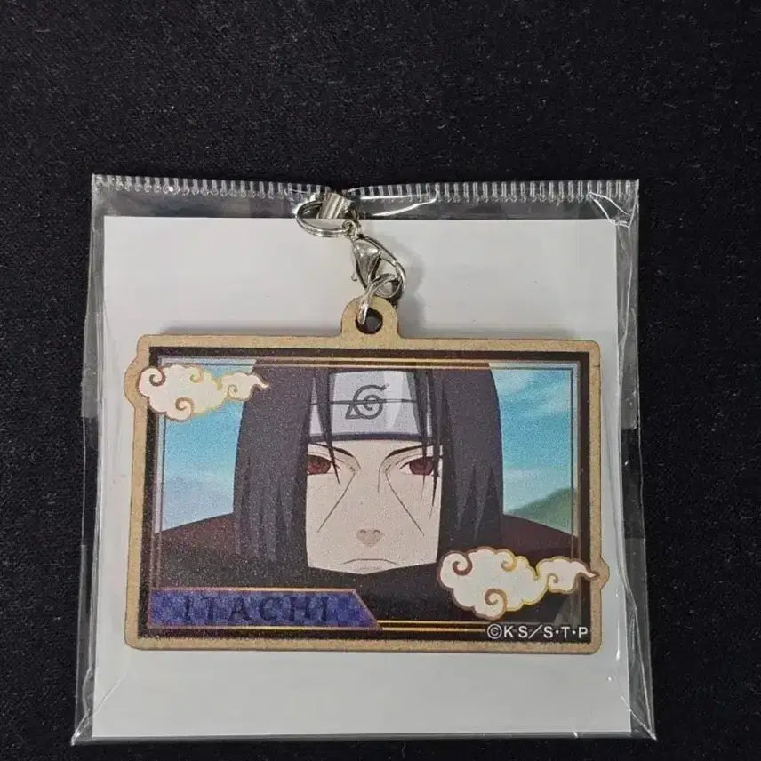 [BUNJANG] Naruto Itachi Wood Keyring / 미개봉) 나루토 이타치 우드 키링