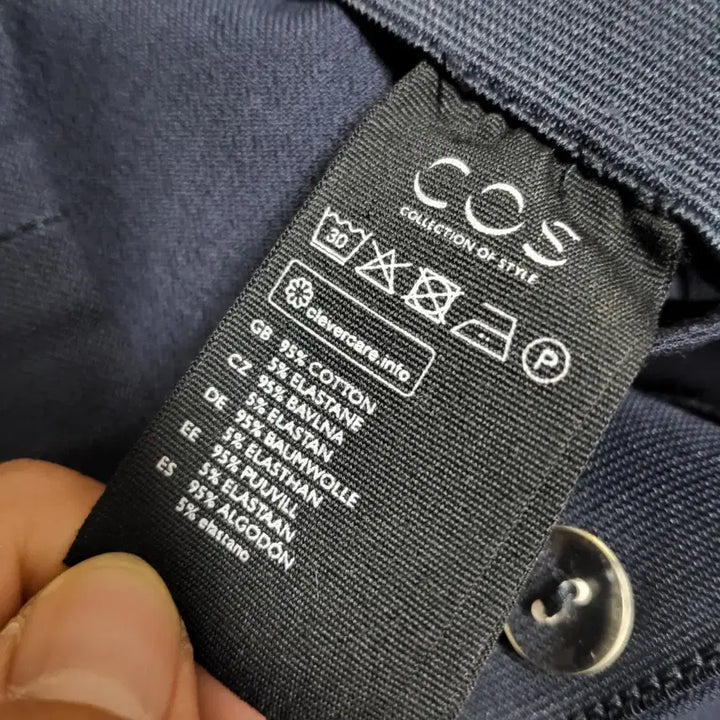 [BUNJANG] COS Bending Slacks Navy 34 + New Sandals / 새상품 COS 코스 밴딩 슬랙스 네이비 34  25 26 +새 쪼리