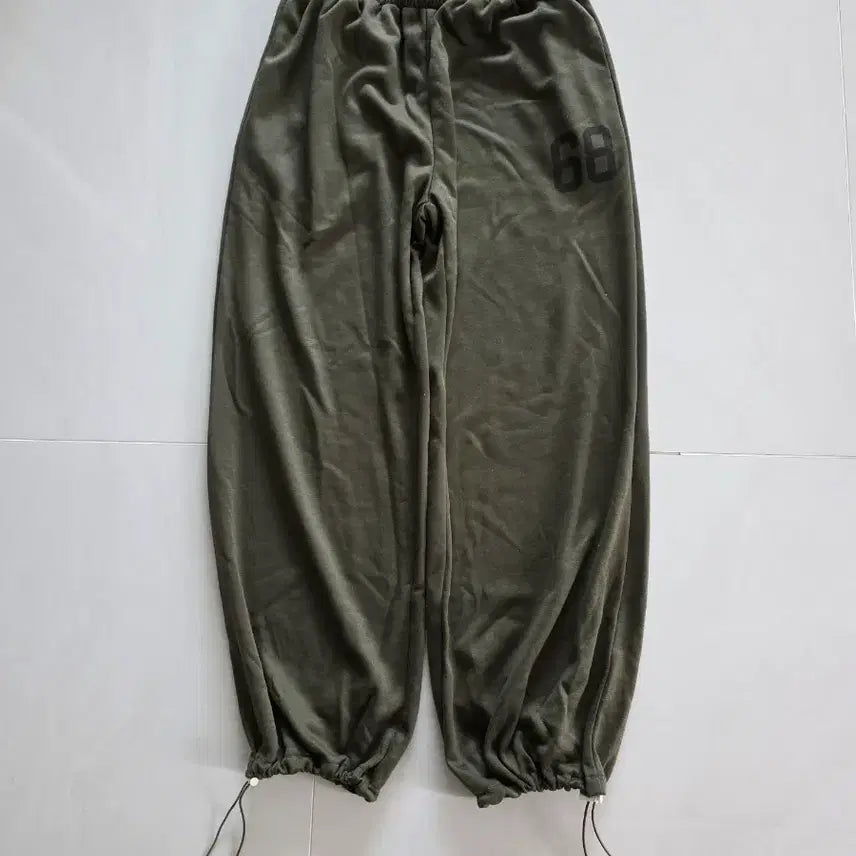 [BUNJANG] New Wide Leg Jogger Pants with Ankle Cuffs / 새상품   트레이닝 조거바지