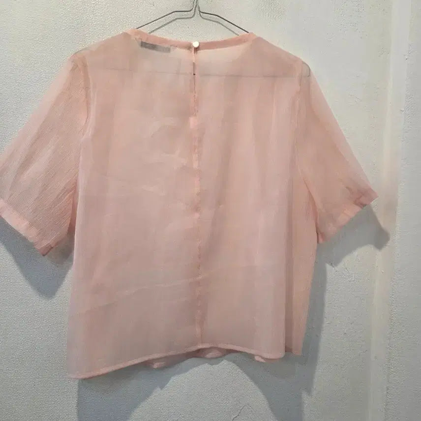 [BUNJANG] MIXXO Pink Blouse (M) / MIXXO 믹쏘 핑크 블라우스 M