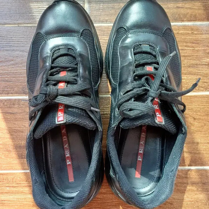 [BUNJANG] Prada Leather Mesh Sneakers / 프라다가죽매쉬스니커즈