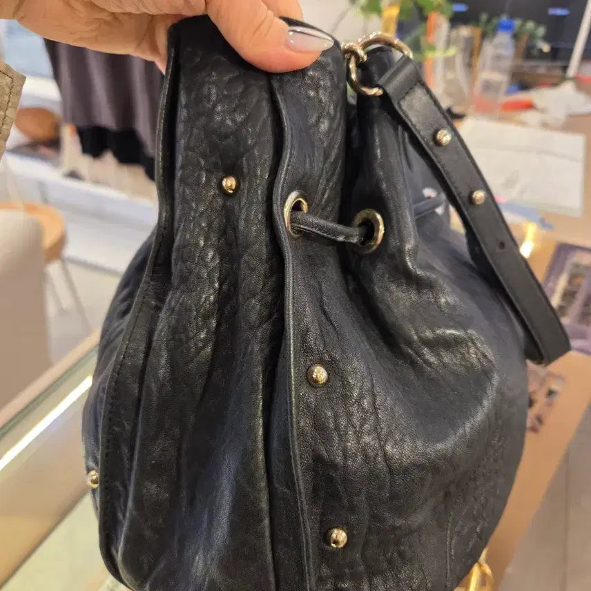 [BUNJANG] Renoma Leather Shoulder/Cross Bag / 레노마 콤비지퍼 레더 백 (끈조절가능)