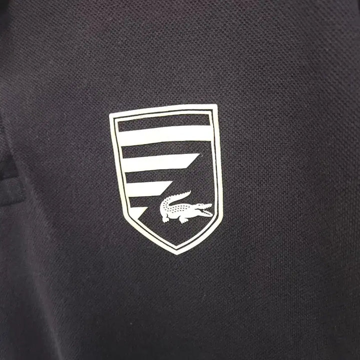[BUNJANG] Lacoste Navy Collar Short Sleeve T-Shirt / 라코스테 네이비 카라 반팔티