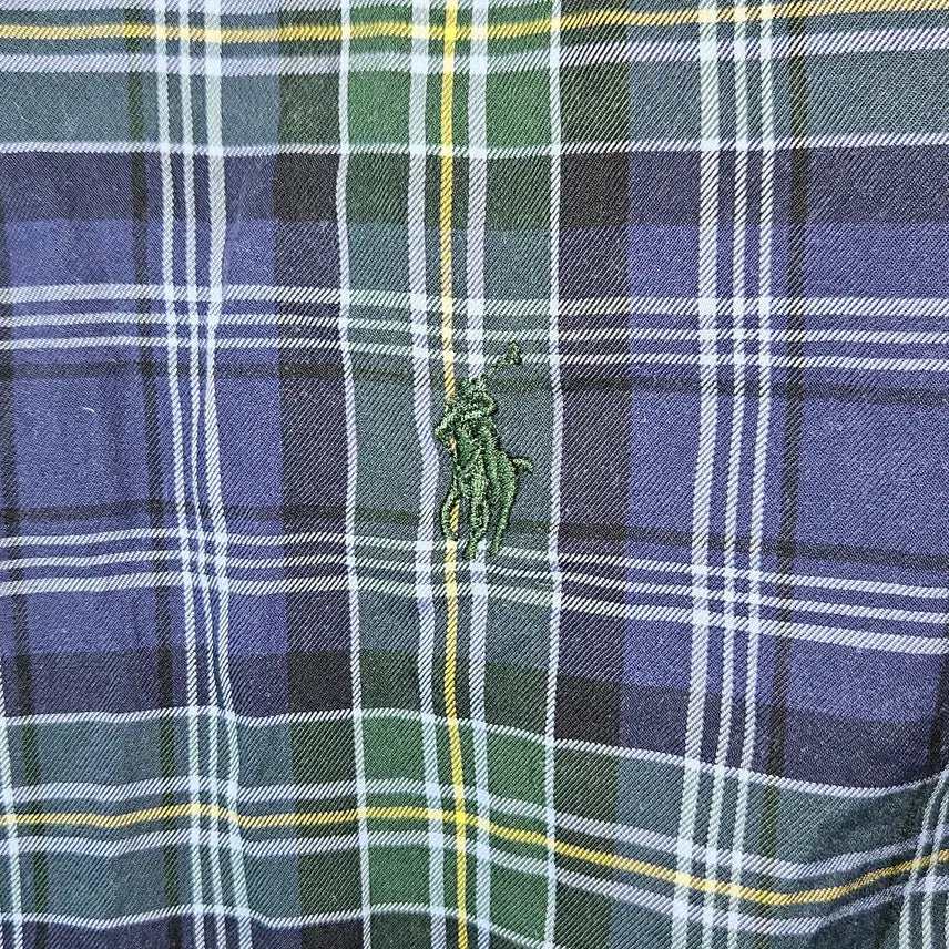 [BUNJANG] Polo Ralph Lauren Classic Fit Cotton Check Shirt Green/Blue / 폴로 랄프로렌 코튼 체크셔츠 그린블루 정품 클래식핏 100