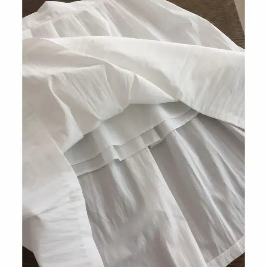 [BUNJANG] Ably Avant Deux Ribbon Pintuck Skirt / 에이블리 아방듀 리본 핀턱 스커트