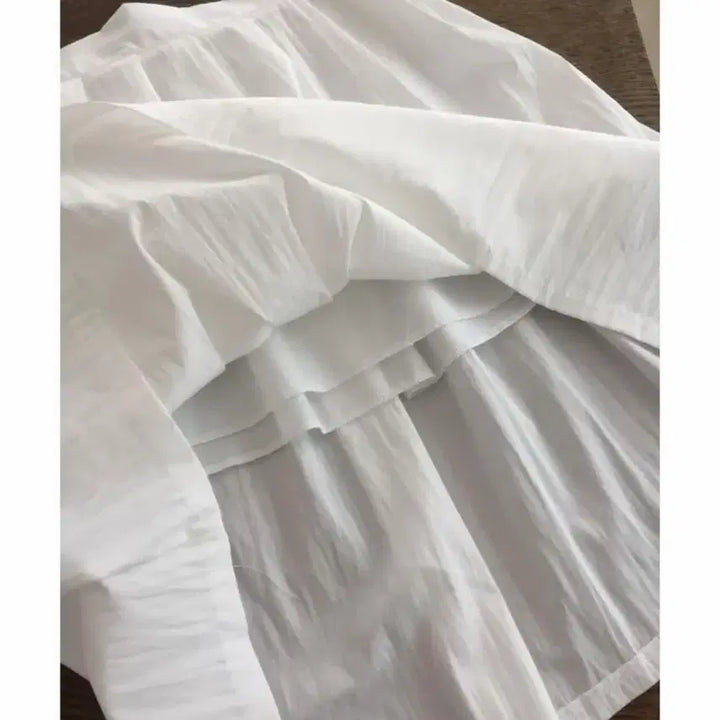 [BUNJANG] Ably Avant Deux Ribbon Pintuck Skirt / 에이블리 아방듀 리본 핀턱 스커트