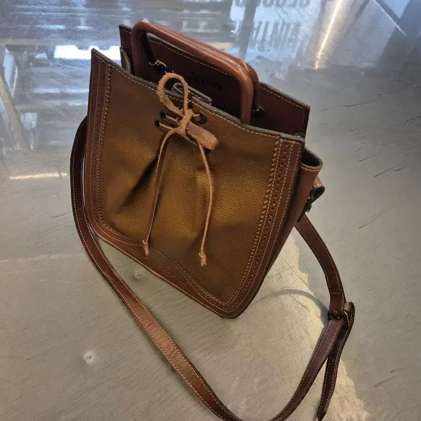 [BUNJANG] Jean Paul Gaultier Brogue Cross Tote Bag / 00s 장 폴 고티에 브로그 크로스 토트 백