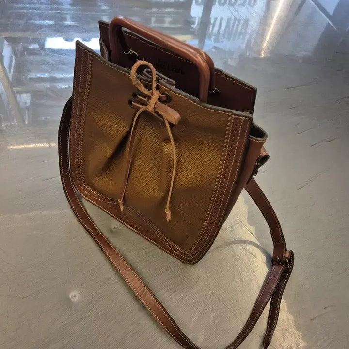 [BUNJANG] Jean Paul Gaultier Brogue Cross Tote Bag / 00s 장 폴 고티에 브로그 크로스 토트 백