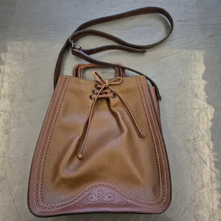 [BUNJANG] Jean Paul Gaultier Brogue Cross Tote Bag / 00s 장 폴 고티에 브로그 크로스 토트 백