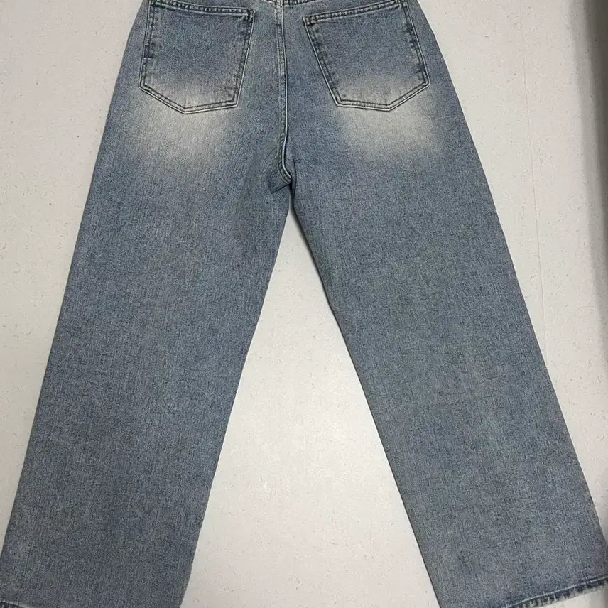 [BUNJANG] Reply.Pki Wherever Wide Denim S / 리플라이퍼키 HT8705 웨어에버 와이드 데님 S