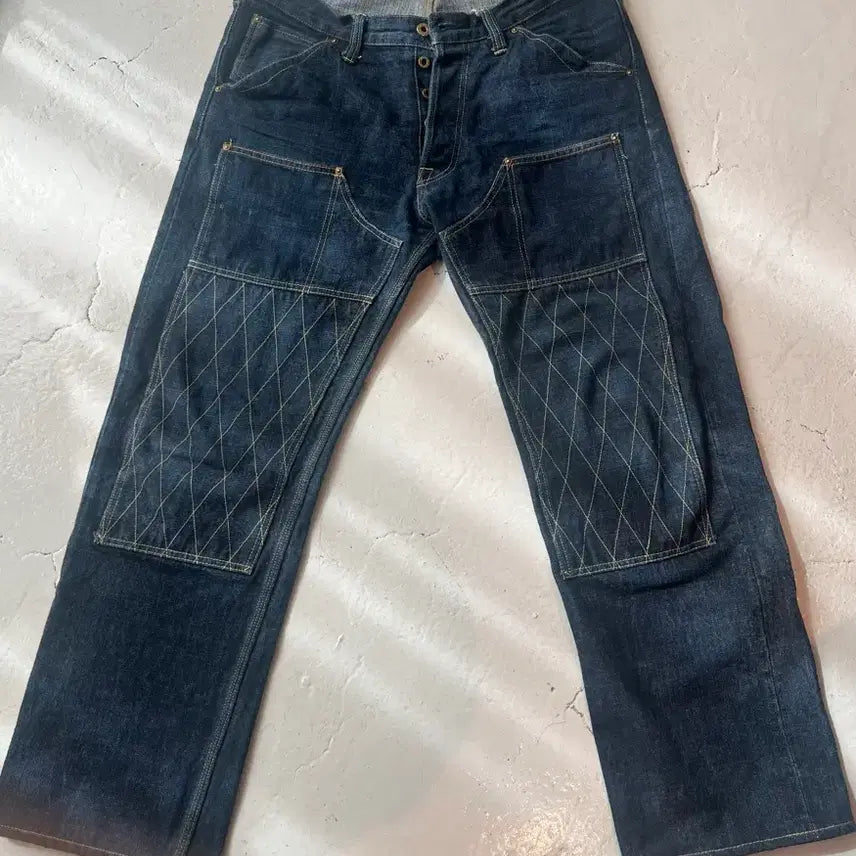 [BUNJANG] Trophy Clothing Double Knee Denim / [36]트로피클로딩 더블니 데님