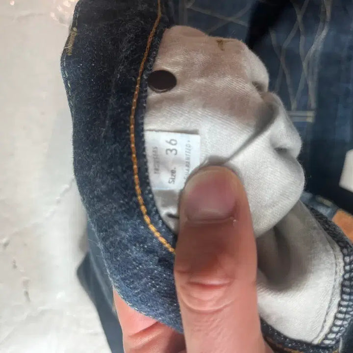 [BUNJANG] Trophy Clothing Double Knee Denim / [36]트로피클로딩 더블니 데님