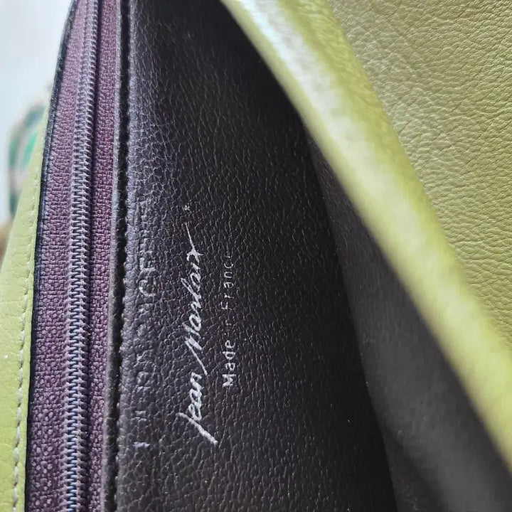 [BUNJANG] LA BAGGAGE Lambskin Crossbody Bag Olive Green / LA BAGGAGE 라바가쥬 프랑스 크로스백