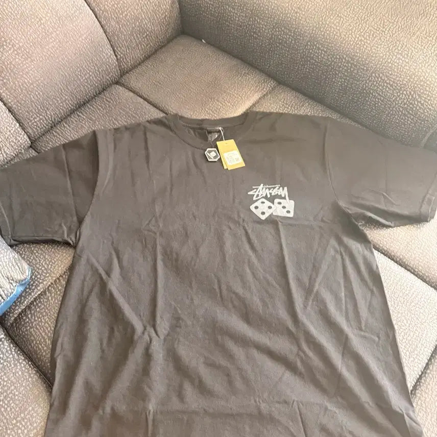 [BUNJANG] Stussy Pigment Dyed Dice T-shirt Black L / 스투시 피그먼트 다이드 다이스 티셔츠 블랙 L (새상품)