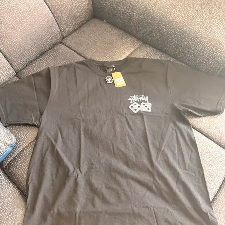 [BUNJANG] Stussy Pigment Dyed Dice T-shirt Black L / 스투시 피그먼트 다이드 다이스 티셔츠 블랙 L (새상품)