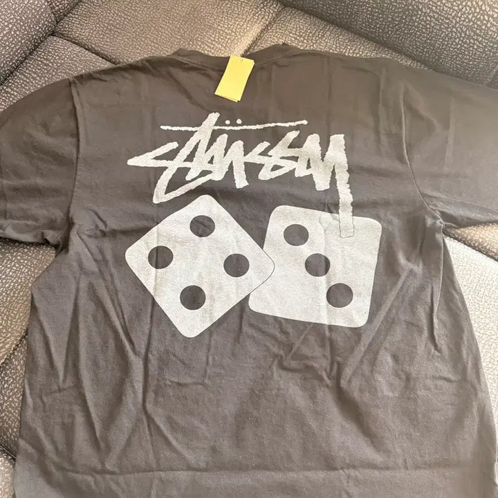 [BUNJANG] Stussy Pigment Dyed Dice T-shirt Black L / 스투시 피그먼트 다이드 다이스 티셔츠 블랙 L (새상품)
