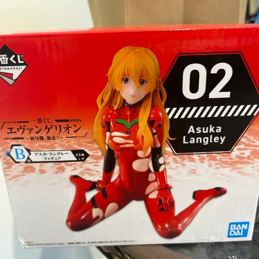 [BUNJANG] Evangelion Unit-01 Asuka Langley Prize Figure / 미개봉 제일복권 에반게리온 초호기 폭주 아스카 랑그레이