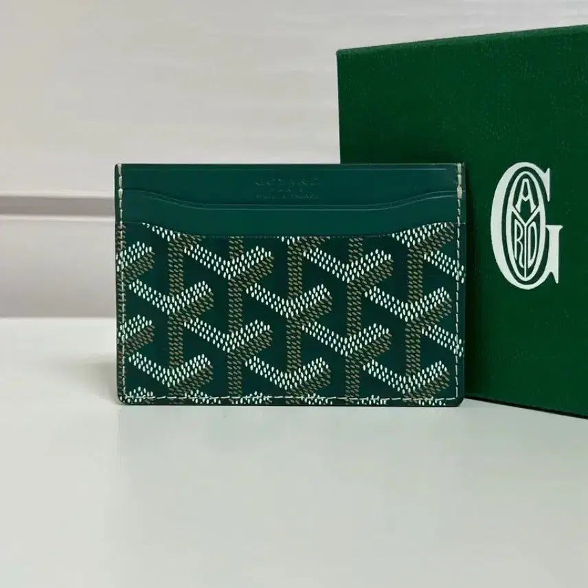 [BUNJANG] Goyard Saint-Pierre Card Holder Green / [정품] 새상품급, 인보이스 O / 고야드 생쉴피스 카드지갑 그린