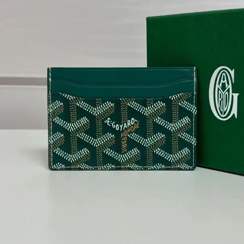 [BUNJANG] Goyard Saint-Pierre Card Holder Green / [정품] 새상품급, 인보이스 O / 고야드 생쉴피스 카드지갑 그린