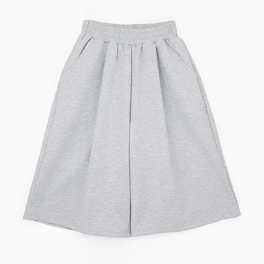 [BUNJANG] Buckle Down One-Tuck Long Wide Bermuda Sweatpants Melange Gray 2XL / (새상품 택포가격) 버클다운 원턱롱와이드버뮤다스웻팬츠 멜란지그레이 2XL