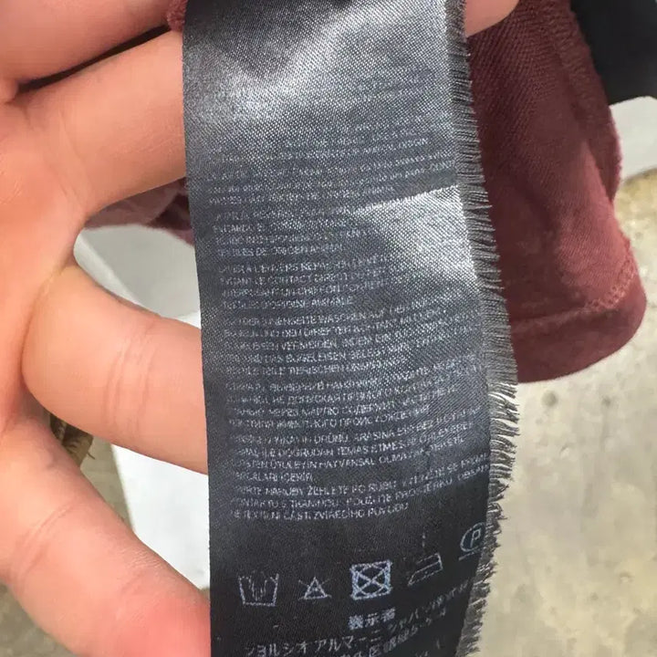 [BUNJANG] Giorgio Armani Burgundy Polo Shirt / 조르지오 아르마니 버건디 폴로반팔티 58