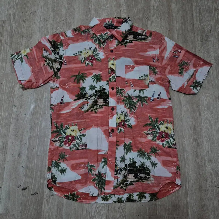 [BUNJANG] TRAD CLUB Hawaiian Short-Sleeve Shirt / TRAD CLUB 트랜드 클럽 하와이안 반팔 셔츠 L(100)