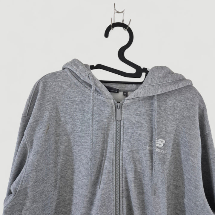 [BUNJANG] New Balance Hooded Zip-Up Jacket / [95~100]뉴발란스 후드집업 면 폴리
