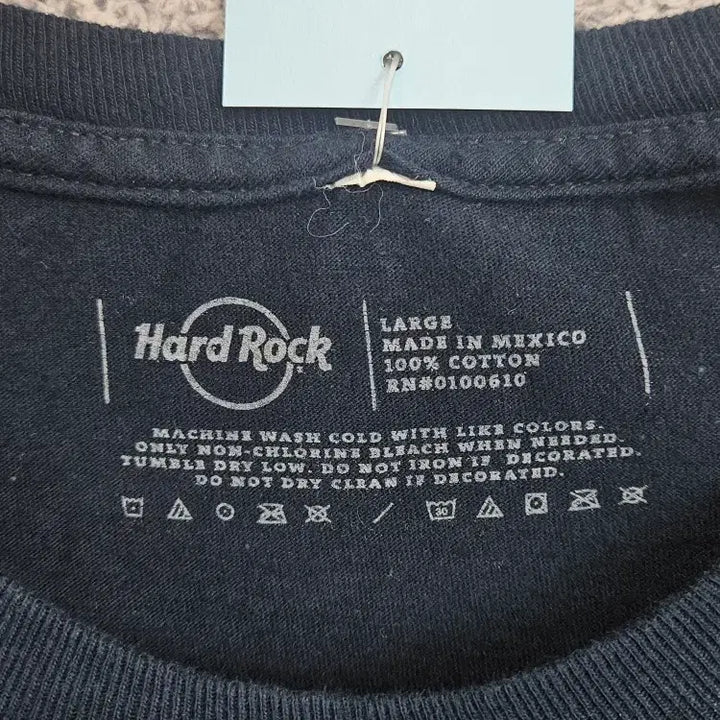 [BUNJANG] Hard Rock Cafe Navy T-shirt (L) / 하드락카페 반팔 티셔츠 ( L ) / 11981