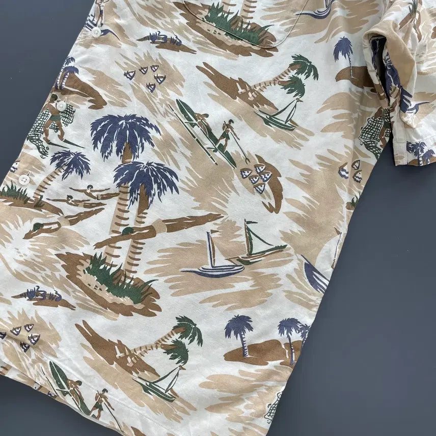 [BUNJANG] Polo Ralph Lauren Clayton Hawaiian Shirt / [XL] 1990s 폴로 랄프로렌 클레이턴 하와이안 반팔 셔츠