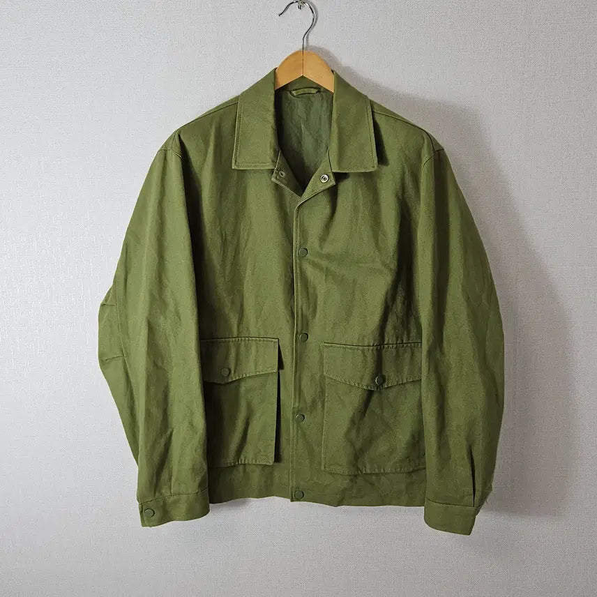 [BUNJANG] ZARA Homme Olive Green Work Jacket / 자라 ZARA 옴므 올리브그린 워크자켓 헌팅 XL