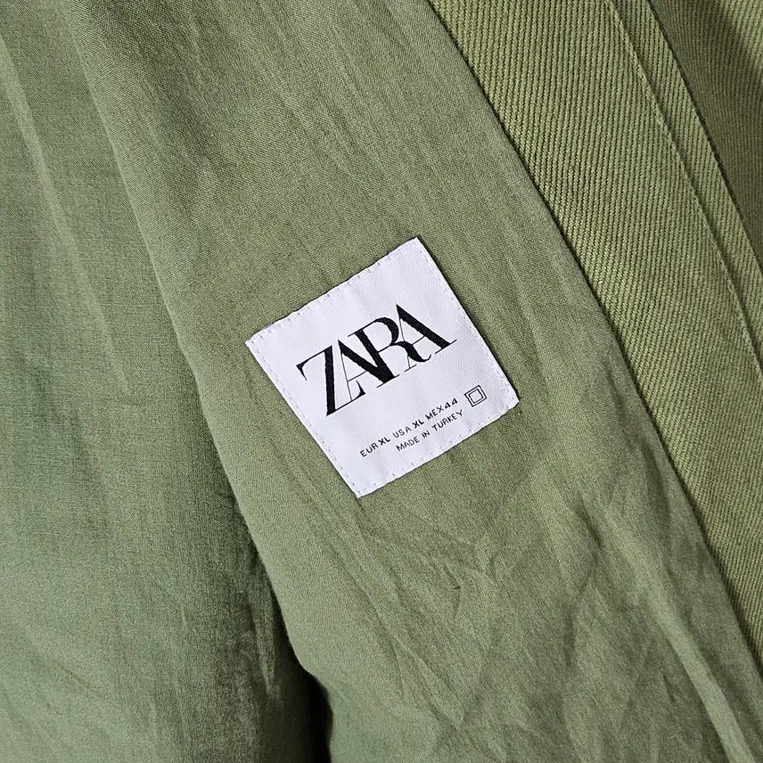 [BUNJANG] ZARA Homme Olive Green Work Jacket / 자라 ZARA 옴므 올리브그린 워크자켓 헌팅 XL