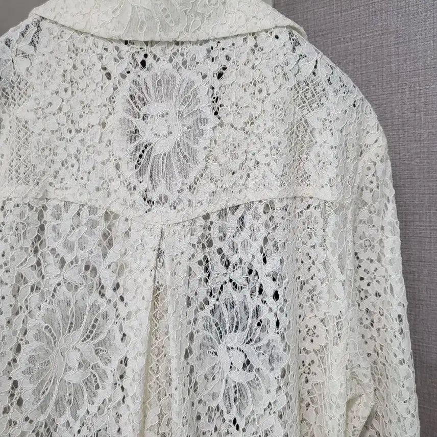 [BUNJANG] Merci Beaucoup All Lace See-Through Maxi Dress / (택채새)메르시비앙 올레이스 시스루맥시