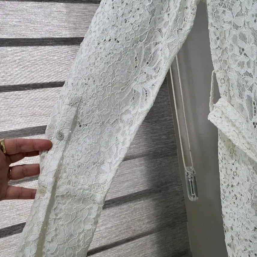 [BUNJANG] Merci Beaucoup All Lace See-Through Maxi Dress / (택채새)메르시비앙 올레이스 시스루맥시