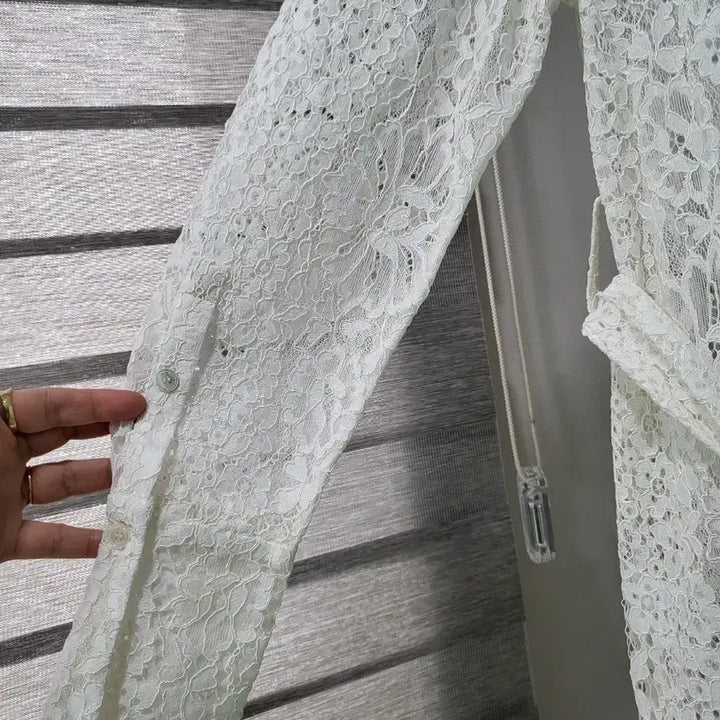 [BUNJANG] Merci Beaucoup All Lace See-Through Maxi Dress / (택채새)메르시비앙 올레이스 시스루맥시