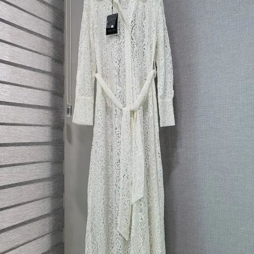 [BUNJANG] Merci Beaucoup All Lace See-Through Maxi Dress / (택채새)메르시비앙 올레이스 시스루맥시