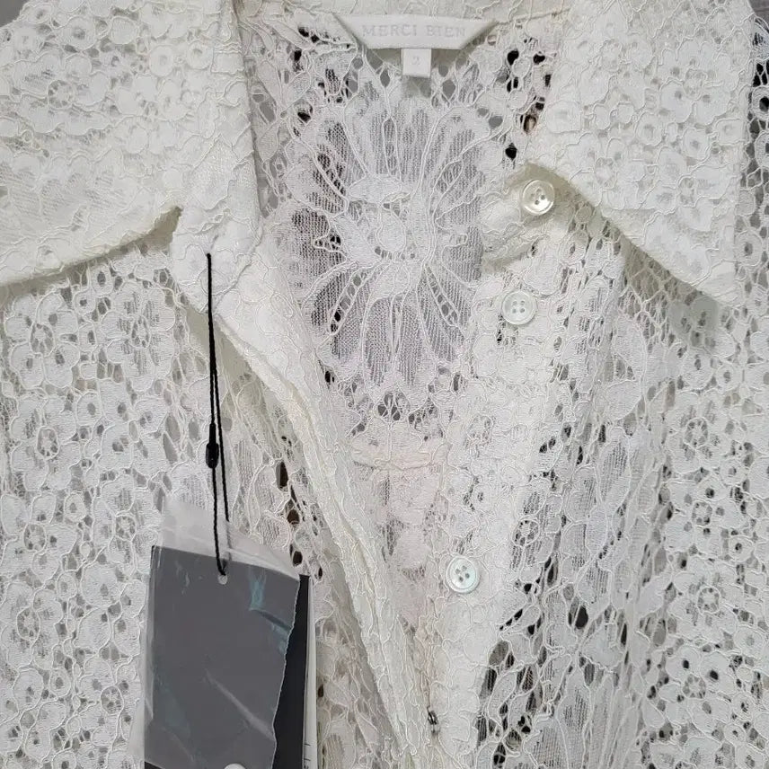 [BUNJANG] Merci Beaucoup All Lace See-Through Maxi Dress / (택채새)메르시비앙 올레이스 시스루맥시