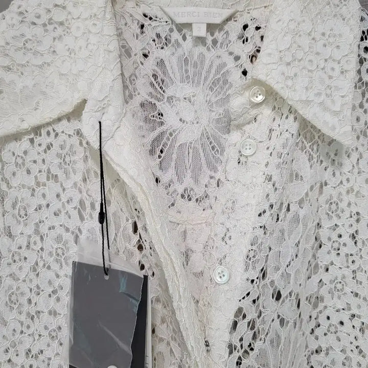 [BUNJANG] Merci Beaucoup All Lace See-Through Maxi Dress / (택채새)메르시비앙 올레이스 시스루맥시