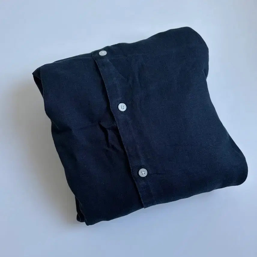 [BUNJANG] MUJI Linen Shirt Dress / 무인양품 MUJI 린넨 셔츠 원피스