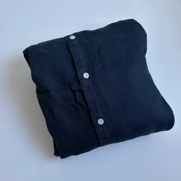 [BUNJANG] MUJI Linen Shirt Dress / 무인양품 MUJI 린넨 셔츠 원피스