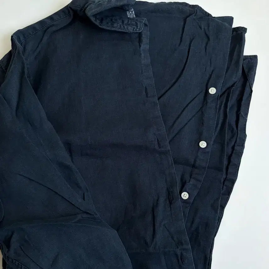 [BUNJANG] MUJI Linen Shirt Dress / 무인양품 MUJI 린넨 셔츠 원피스