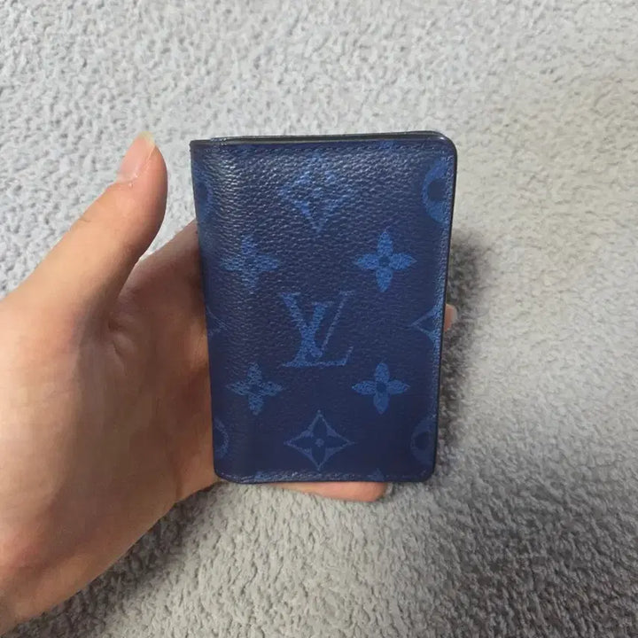 [BUNJANG] Louis Vuitton Pocket Organizer Cobalt Blue / [정품] 루이비통 포켓 오거나이저 코발트블루