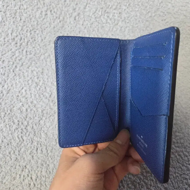 [BUNJANG] Louis Vuitton Pocket Organizer Cobalt Blue / [정품] 루이비통 포켓 오거나이저 코발트블루