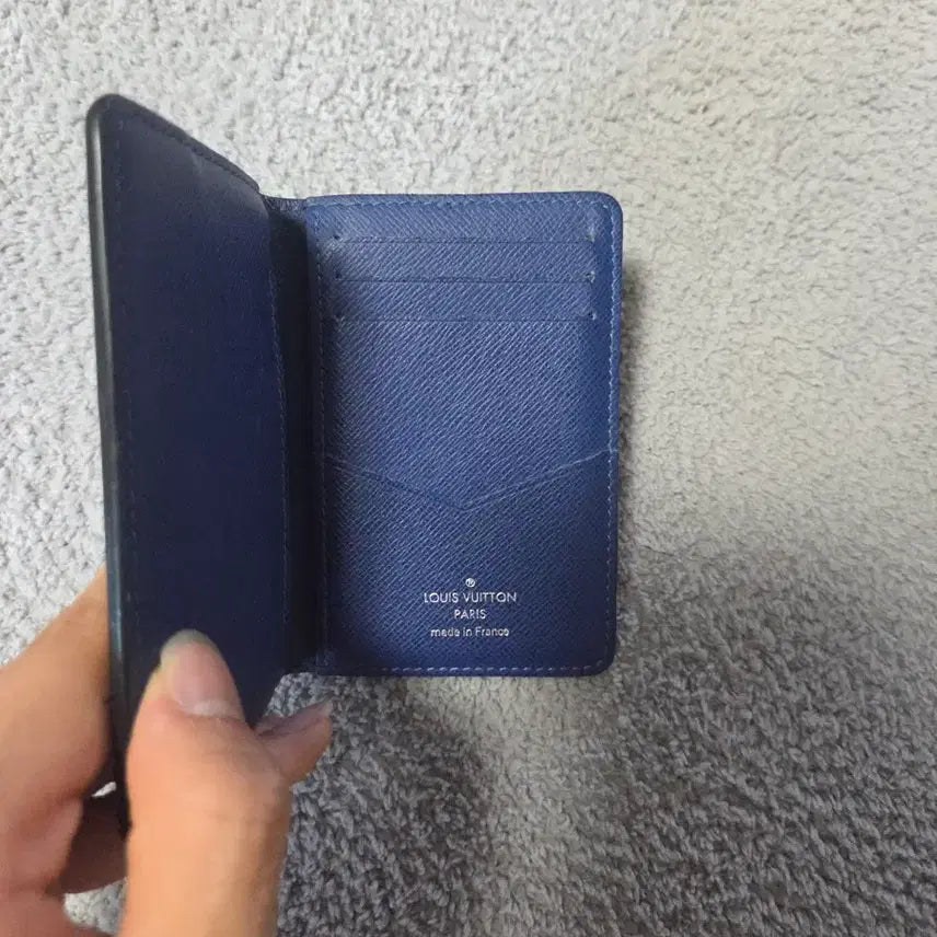 [BUNJANG] Louis Vuitton Pocket Organizer Cobalt Blue / [정품] 루이비통 포켓 오거나이저 코발트블루