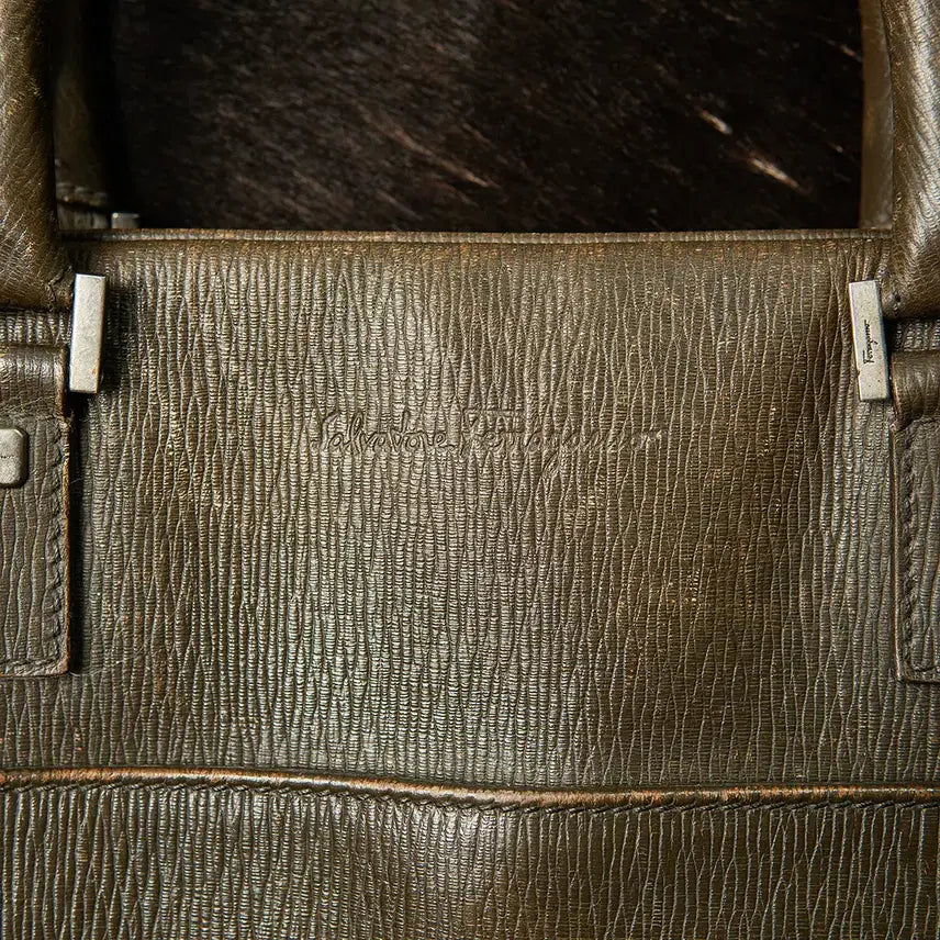 [BUNJANG] Salvatore Ferragamo Revival Briefcase / 살바토레 페라가모 이태리 메이드 카프스킨 리바이벌 브리프케이스