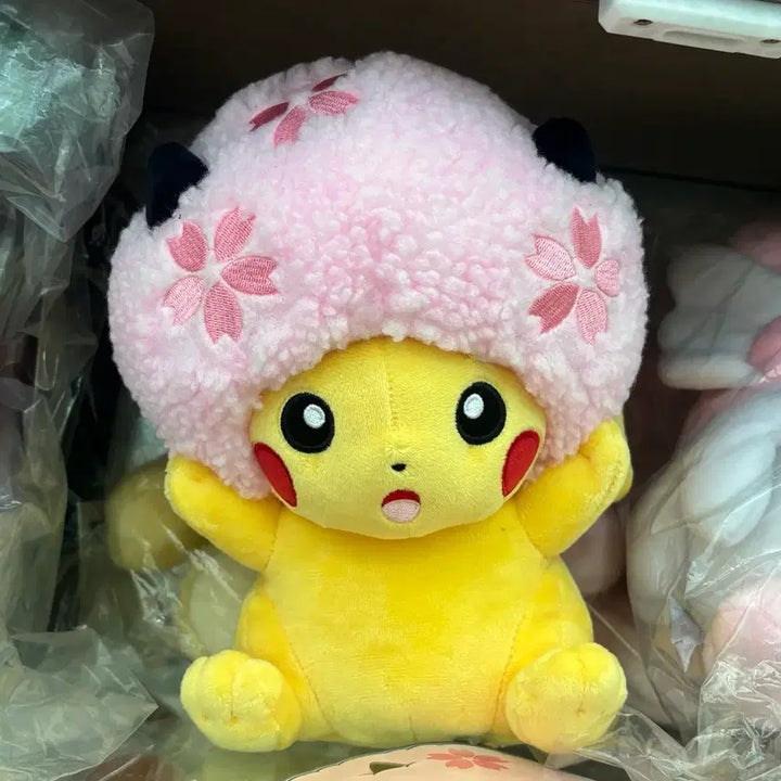 [BUNJANG] Pokemon Center Cherry Blossom Pikachu Plush / 포켓몬센터 벚꽃 피카츄 인형
