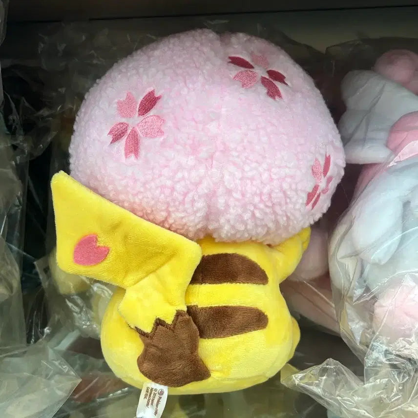 [BUNJANG] Pokemon Center Cherry Blossom Pikachu Plush / 포켓몬센터 벚꽃 피카츄 인형