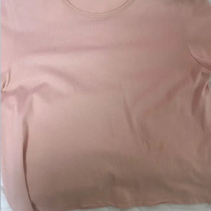 [BUNJANG] Slow and Salt Pink Short Sleeve T-shirt / 슬로우앤드 솔트티 핑크 반팔 티셔츠