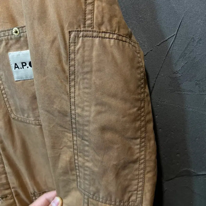 [BUNJANG] Carhartt WIP A.P.C. Detroit Work Jacket Brown / [M] 칼하트 WIP 아페쎄 A.P.C 디트로이트 워크자켓 브라운