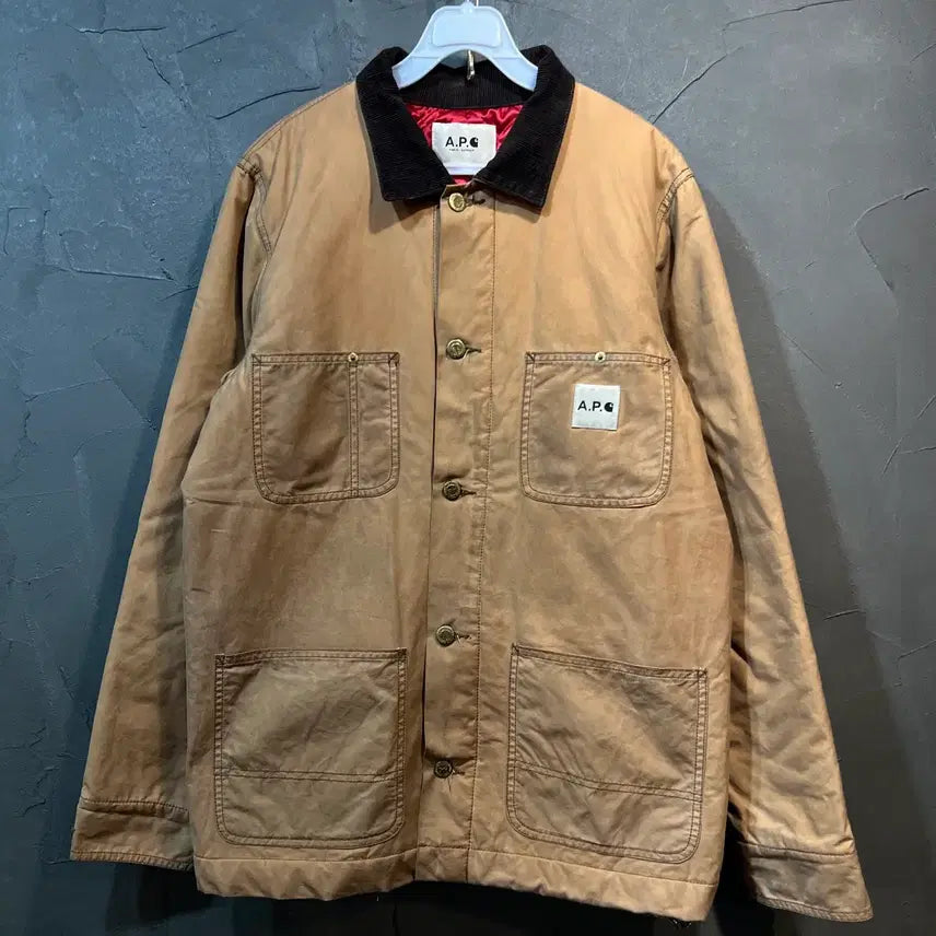[BUNJANG] Carhartt WIP A.P.C. Detroit Work Jacket Brown / [M] 칼하트 WIP 아페쎄 A.P.C 디트로이트 워크자켓 브라운